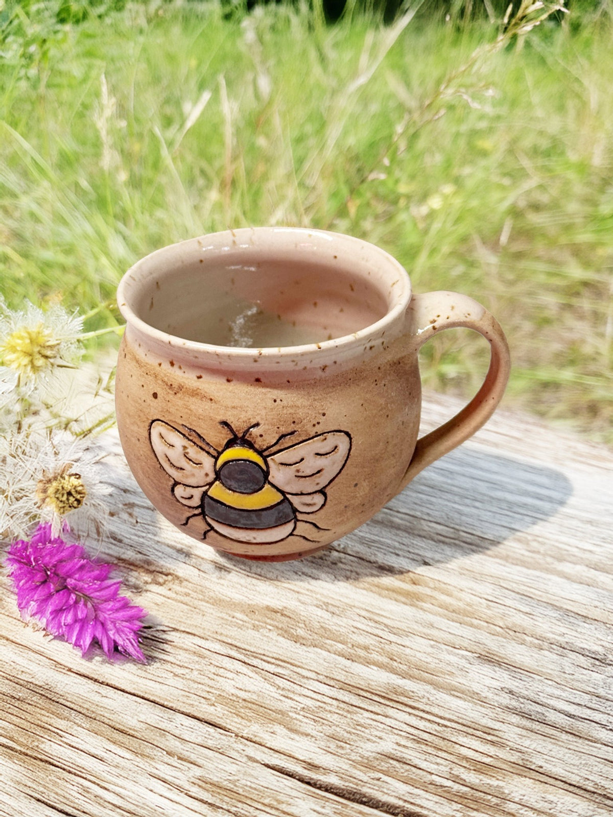 Motiv - Tassen aus Keramik Handgedreht -  - bauchige Tasse